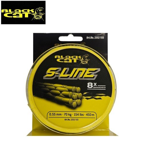 Плетено влакно Black Cat S-Line 8x Braid 180м Плетено влакно Black Cat S-Line 8x Braid 180м