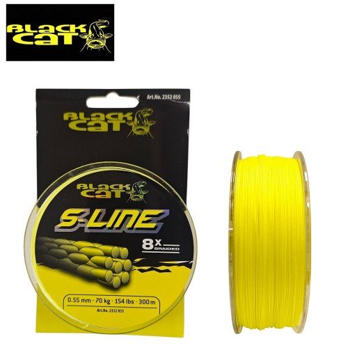 Плетено влакно Black Cat S-Line 8x Braid Плетено влакно Black Cat S-Line 8x Braid