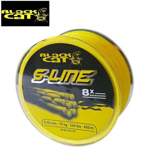 Плетено влакно Black Cat S-Line 8x Braid 450м Плетено влакно Black Cat S-Line 8x Braid 450м
