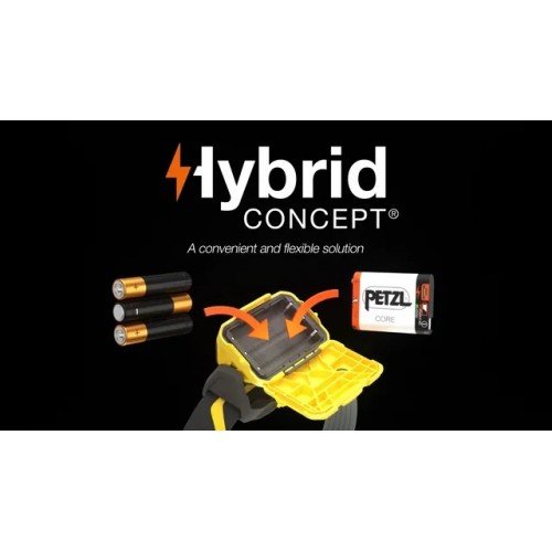 Челник Petzl Aria 2R Yellow 600 lum Челник Petzl Aria 2R Yellow 600 lum