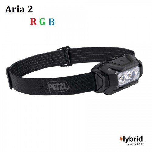 Челник Petzl Aria 2 RGB Black 450 lum