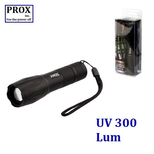 UV LED фенер PROX PX 429K Black