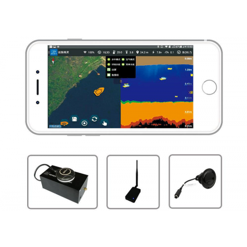 Лодка за захранка с автопилот, сонар и GPS Devict Scata Li-Ion Black