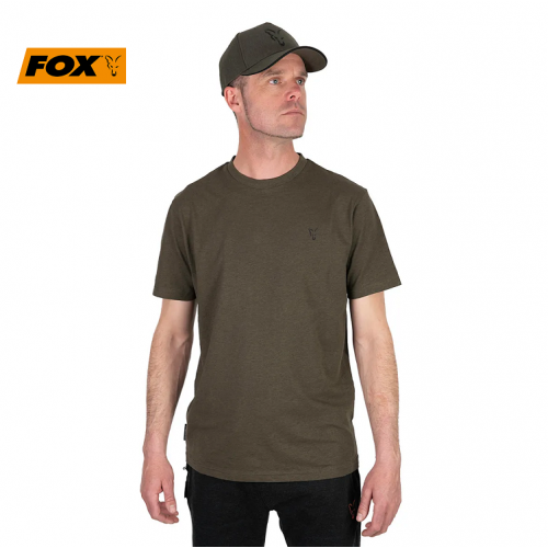 Тениска Fox Collection Green Black T Shirt