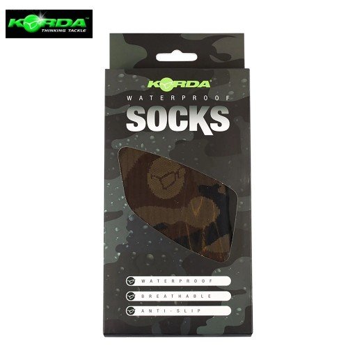 Дишащи водоустойчиви чорапи Korda Kore Camouflage Waterproof Socks Дишащи водоустойчиви чорапи Korda Kore Camouflage Waterproof Socks