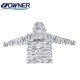 Owner Sun Block Hoodie White UPF50+ блуза с качулка и UV защита Owner Sun Block Hoodie White UPF50+ блуза с качулка и UV защита