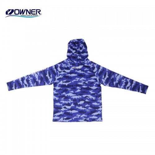 Owner Sun Block Hoodie Blue UPF50 блуза с качулка и UV защита Owner Sun Block Hoodie Blue UPF50+ блуза с качулка и UV защита