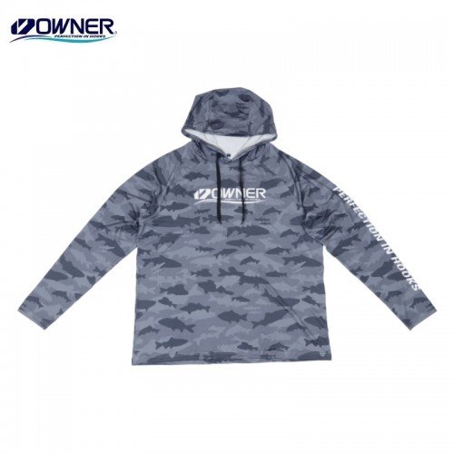 Owner Sun Block Hoodie Grey UPF50+ блуза с качулка и UV защита