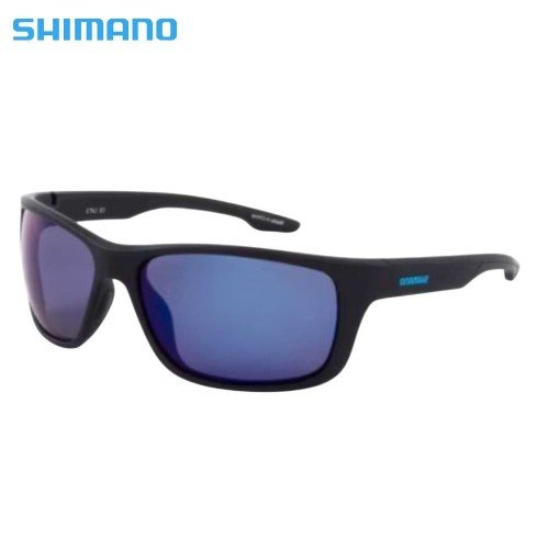 Слънчеви очила Shimano Antares Matte Black Blue Mirror Eyewear Слънчеви очила Shimano Antares Matte Black Blue Mirror Eyewear