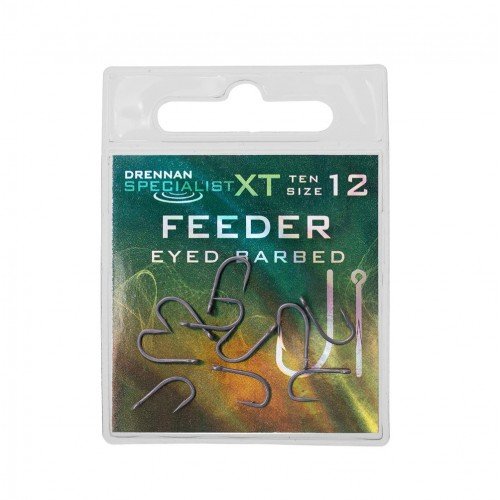 Куки Drennan Specialist XT Feeder Eyed Barbed Hooks