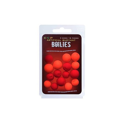 Плуващи силиконови топчета ESP Boilies Fluoro Red Orange