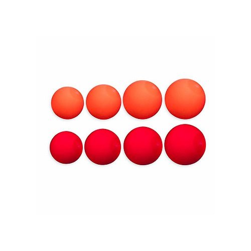 Плуващи силиконови топчета ESP Boilies Fluoro Red Orange