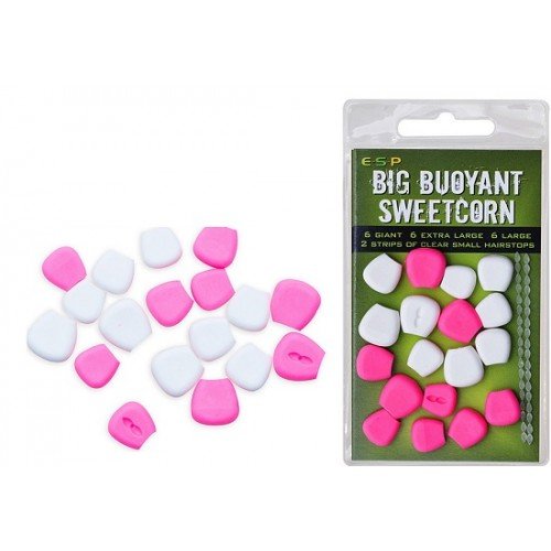 Плуваща силиконова царевица ESP Big Buoyant Pink White Розова и Бяла Плуваща силиконова царевица ESP Big Buoyant Pink White Розова и Бяла