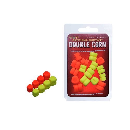 ESP двойна плуваща силиконова царевица Double Corn Orange Yellow
