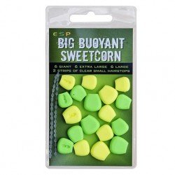 Плуваща силиконова царевица ESP Big Buoyant Green Yellow Жълта и Зелена