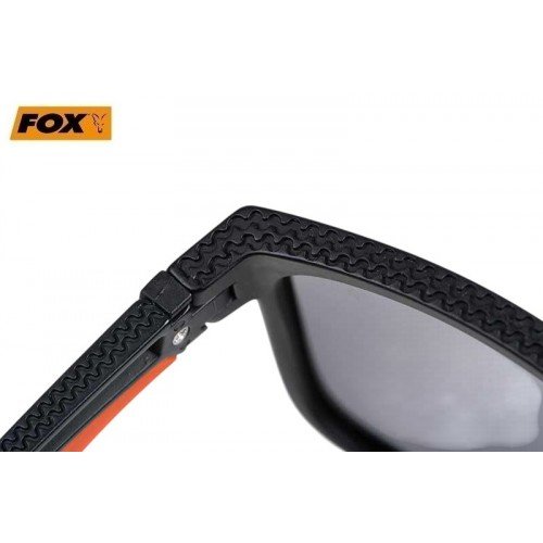 Слънчеви очила Fox Collection Black and Orange Grey Lens Слънчеви очила Fox Collection Black and Orange Grey Lens