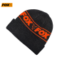 Зимна шапка Fox Collection Black Orange Beanie