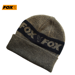 Зимна шапка Fox Collection Beanie Green Black Зимна шапка Fox Collection Beanie Green Black