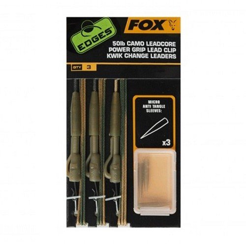 Fox Camo Leadcore Power Grip Lead Clip Kwick Change готов монтаж