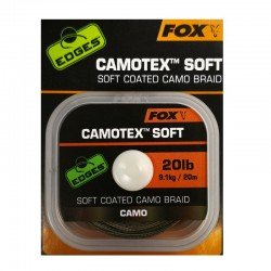 Повод със силиконово покритие Fox Camotex Soft Coated Camo Braid