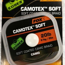 Повод със силиконово покритие Fox Camotex Soft Coated Camo Braid