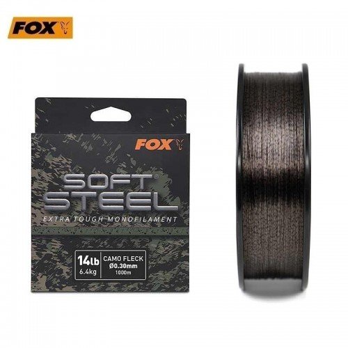 Шаранджийско влакно Fox Soft Steel Extra Tough Mono Camo Fleck Шаранджийско влакно Fox Soft Steel Extra Tough Mono Camo Fleck