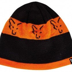 Тънка зимна шапка FOX Collection Beanie Black Orange Тънка зимна шапка FOX Collection Beanie Black Orange