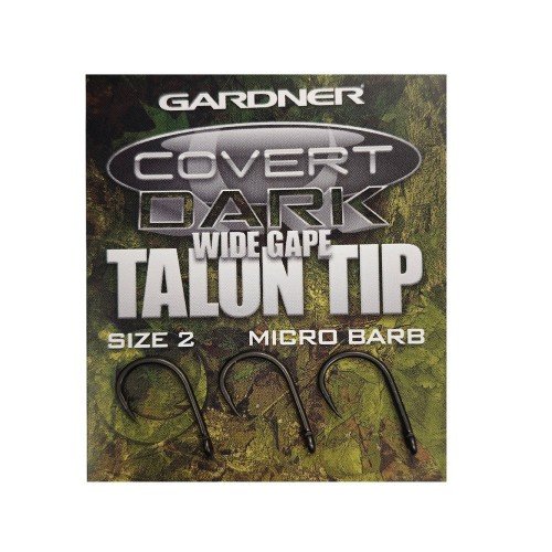 Шаранджийски куки Gardner Talon Tip Wide Gape Covert Dark