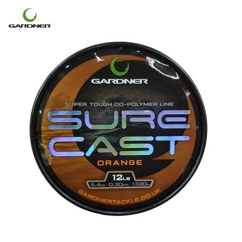 Влакно Gardner Super Tough Co-Polymer Line Sure Cast Fluo Orange флоуресцентно оранжево