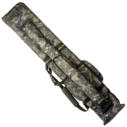 Шаранджийски калъф Solar Undercover Camo Rod Holdall 12Ft за три пръчки с макари Шаранджийски калъф Solar Undercover Camo Rod Holdall 12Ft за три пръчки с макари