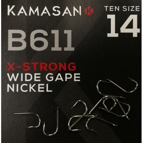 Куки Kamasan B611 X-Strong Wide gape Куки Kamasan B611 X-Strong Wide gape