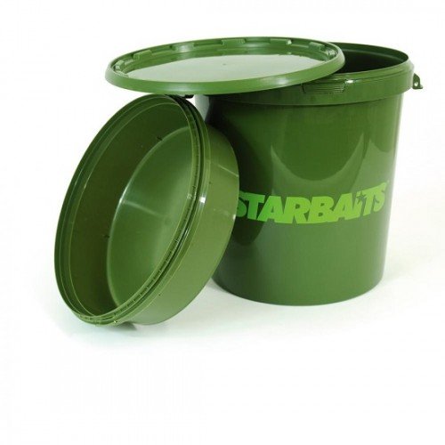 StarBaits шаранджийска кофа 33 литра с допълнителен леген и капак StarBaits шаранджийска кофа 33 литра с допълнителен леген и капак