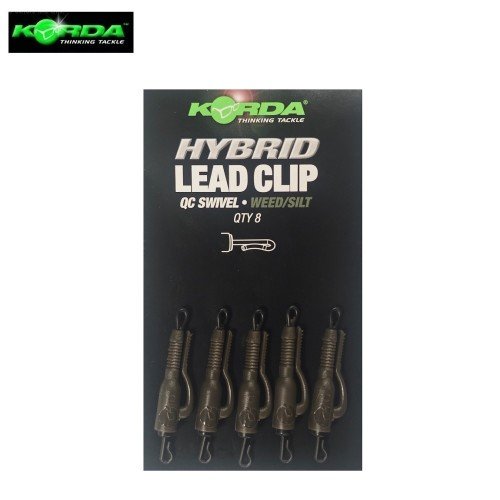 Korda Hybrid Lead Clips Quick Change Swivels клипс за олово с бърза връзка