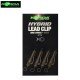 Korda Hybrid Lead Clips Ring Swivels клипс за олово с халка