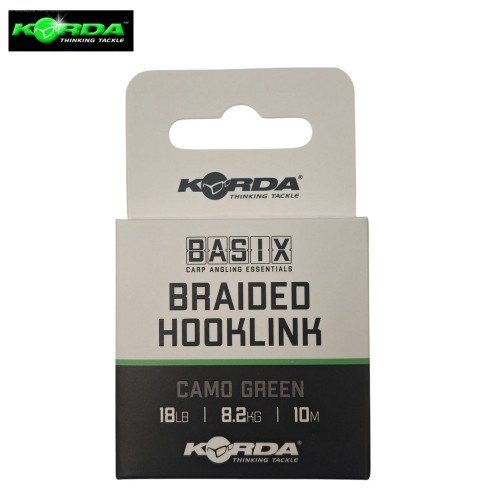 Korda Basix Braided Hooklink повод без покритие Korda Basix Braided Hooklink повод без покритие
