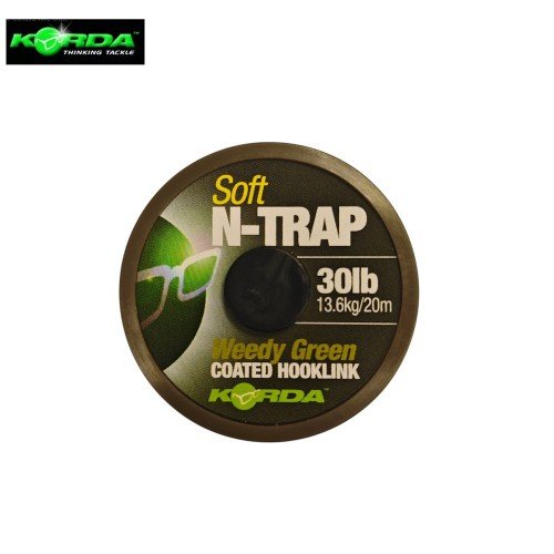 Korda N-Trap Soft Weedy Green повод със силиконово покритие