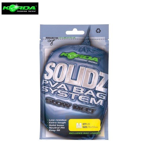 PVA торбички KORDA Solidz PVA Bag System Slow Melt Medium