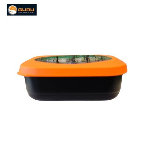 Кутия за пелети и стръв Guru Bait Box Orange 1250 мл Кутия за пелети и стръв Guru Bait Box Orange 1250 мл