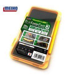 Кутия за примамки Meiho Slit Form Case J Yellow