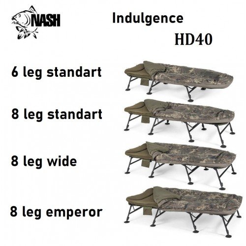 Спална система Nash Indulgence HD40 8 Leg Sleep System Camo
