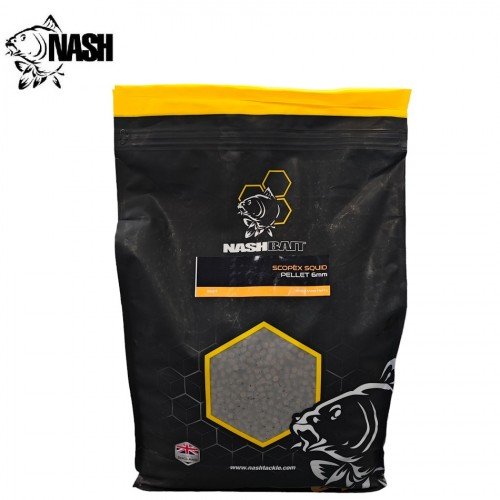 Пелети Nash Scopex and Squid 6мм 5кг NEW