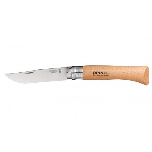 Opinel Inox сгъваем нож с дървена дръжка
