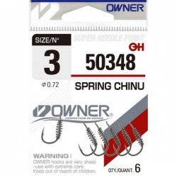 Куки с пружинка Owner Spring Chinu 50348