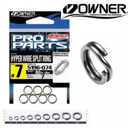 Халки за морски риболов Owner Hyper Wire Pro Parts Split Rings 