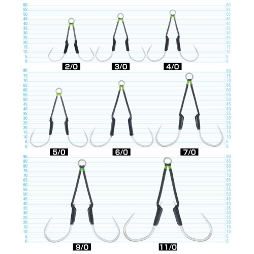 Куки Owner Jigger Medium JT-39 Taff Wire Assist Hooks Куки Owner Jigger Medium JT-39 Taff Wire Assist Hooks