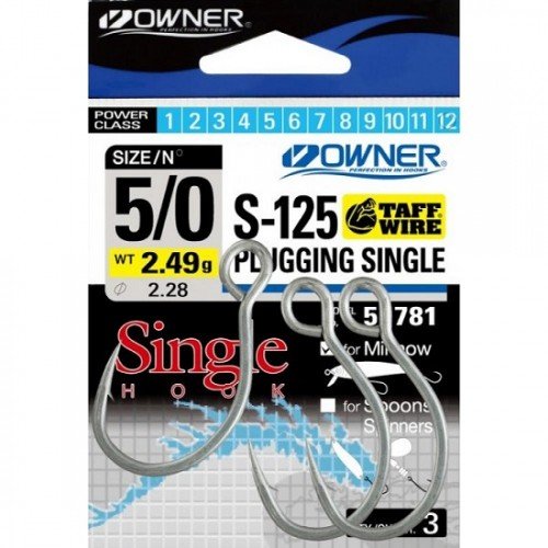 Куки OWNER S-125 Plugging Single Taff Wire