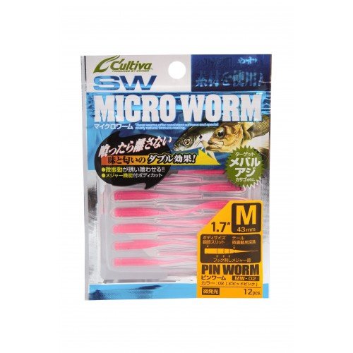 Силиконова примамка Owner Pin Worm MW-02 43мм