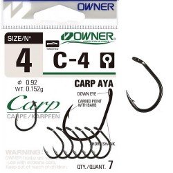 Шаранджийски куки OWNER C-4 Carp Aya 53264