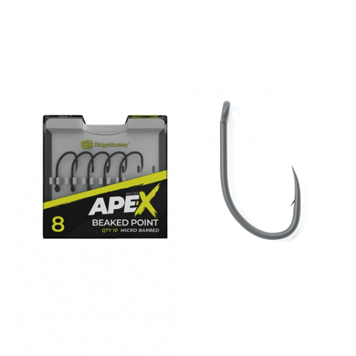 Шаранджийски куки RidgeMonkey Ape-X Beakeed Point