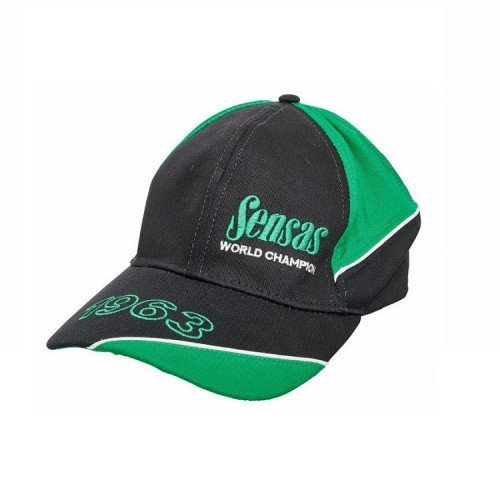Лятна шапка с козирка Sensas World Champion Black Green 1963
